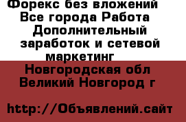 Форекс без вложений. - Все города Работа » Дополнительный заработок и сетевой маркетинг   . Новгородская обл.,Великий Новгород г.